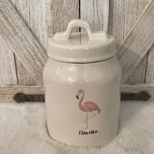 Rae Dunn Flamingo Small Canister